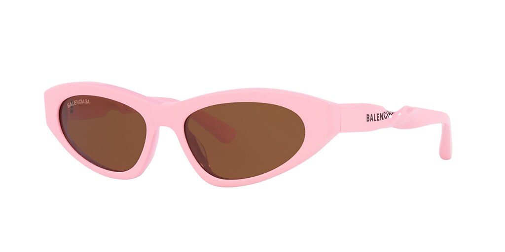 Balenciaga BB0207S 54 Pink & Pink Sunglasses | Sunglass Hut USA