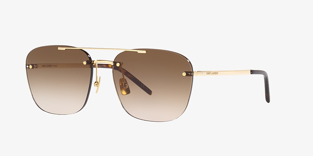 Saint Laurent SL 309 Rimless Sunglasses