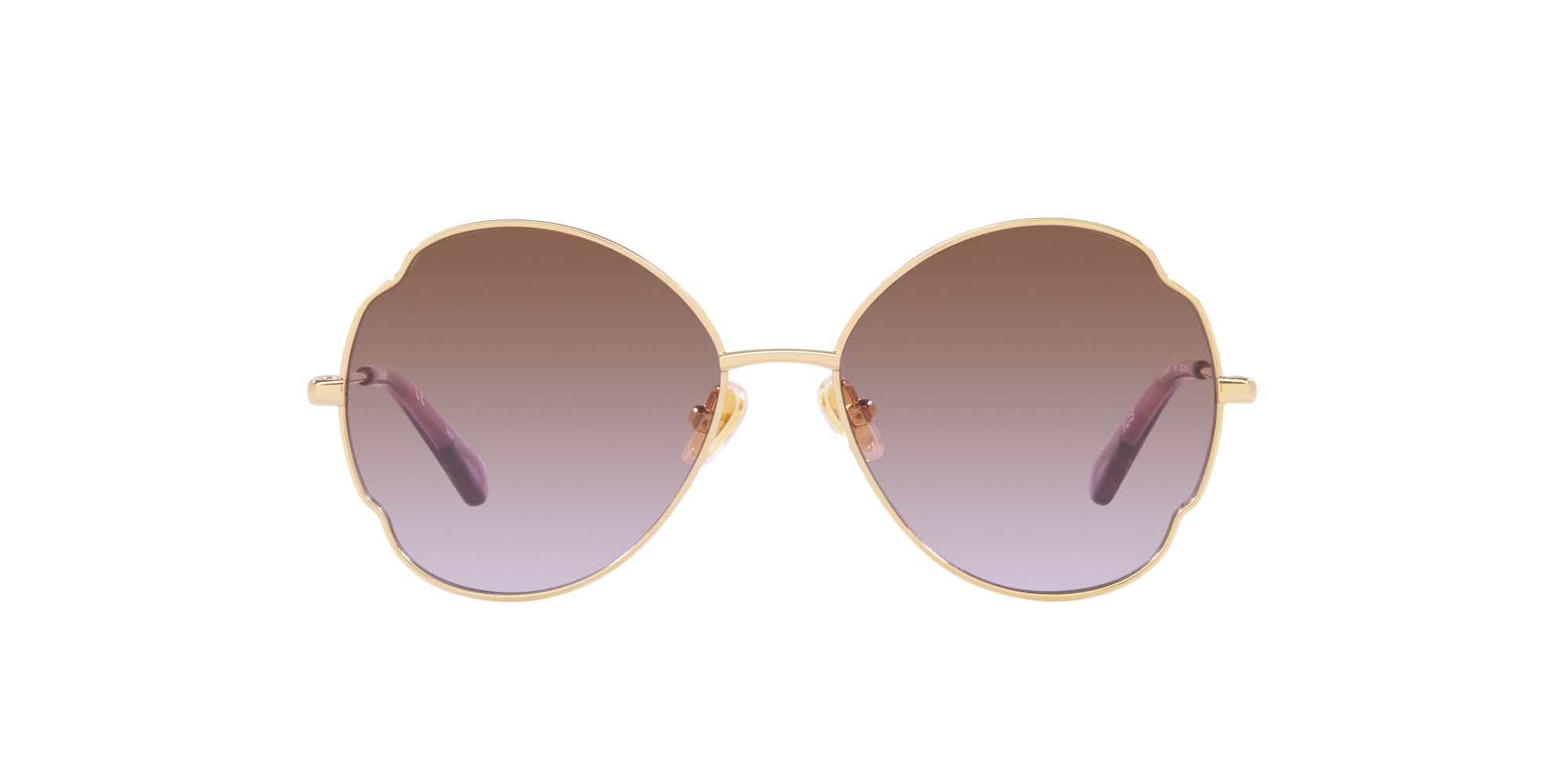 Chloé CC0008S Kids 52 Double Gradient Petroleum/Nude & Gold Sunglasses |  Sunglass Hut USA