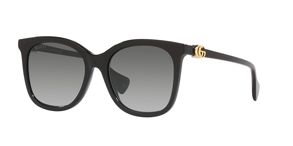 Gucci GG1071S 55 Black & Black Sunglasses | Sunglass Hut USA