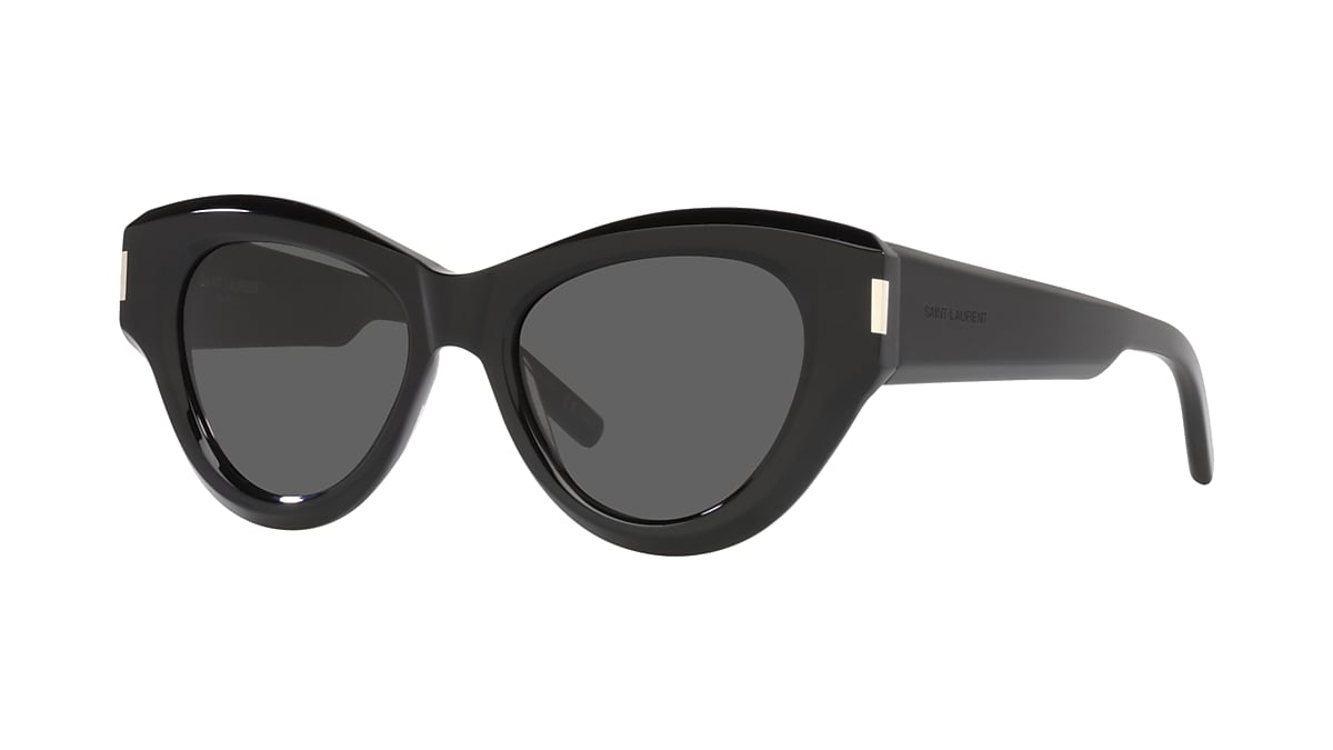 SAINT LAURENT SL 506 Black - Woman Sunglasses, Black Lens