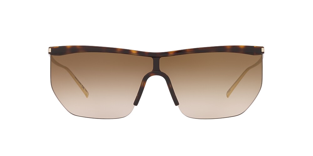 Saint Laurent SL 519 Gold & Brown Sunglasses | Sunglass Hut USA