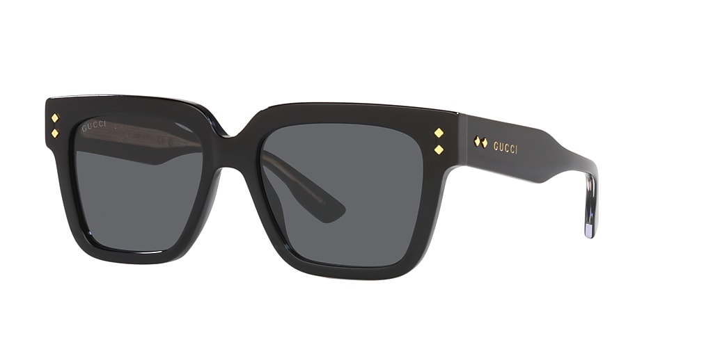 Gucci GG1084S 54 Black & Black Sunglasses | Sunglass Hut USA