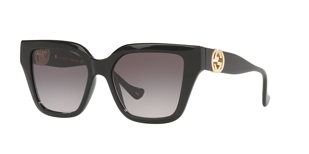 Gucci GG1023S 54 Black & Black Sunglasses | Sunglass Hut United Kingdom