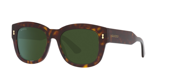 Gucci GG1110S 53 Brown & Brown Sunglasses | Sunglass Hut USA