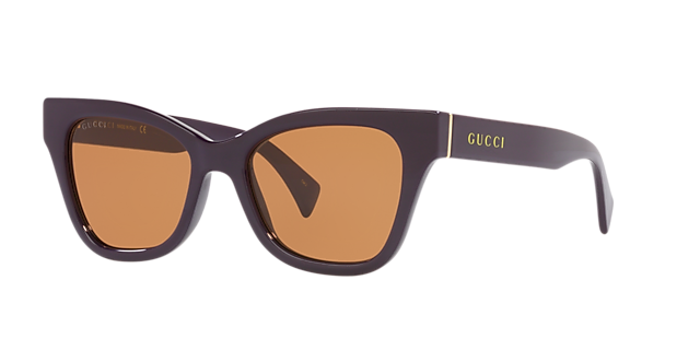 Gucci GG1133S 52 Orange & Purple Sunglasses | Sunglass Hut USA