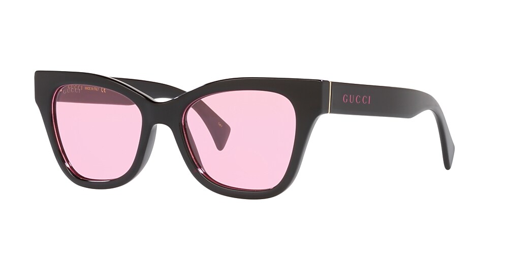 Gucci GG1133S 52 Pink & Black Sunglasses | Sunglass Hut Canada