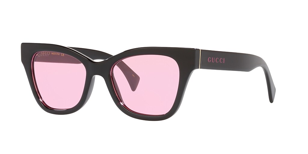 Gucci GG1133S 52 Pink & Black Black Sunglasses | Sunglass Hut Canada