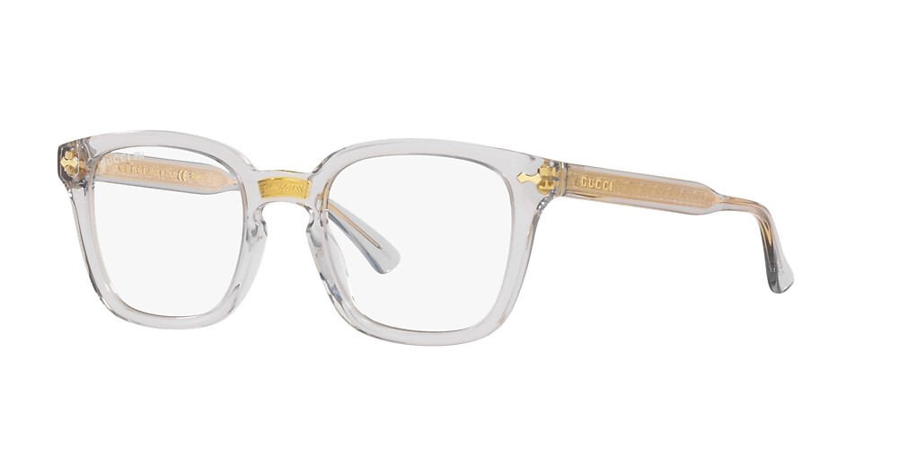 Gucci clear best sale lens sunglasses