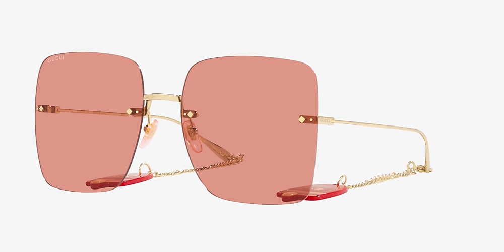 Gucci GG1147S Women Sunglasses - Gold