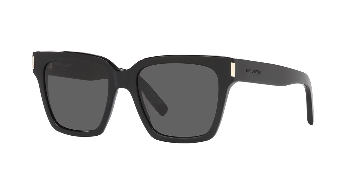Saint Laurent Unisex SL 615 Classic Script 55mm Square Sunglasses