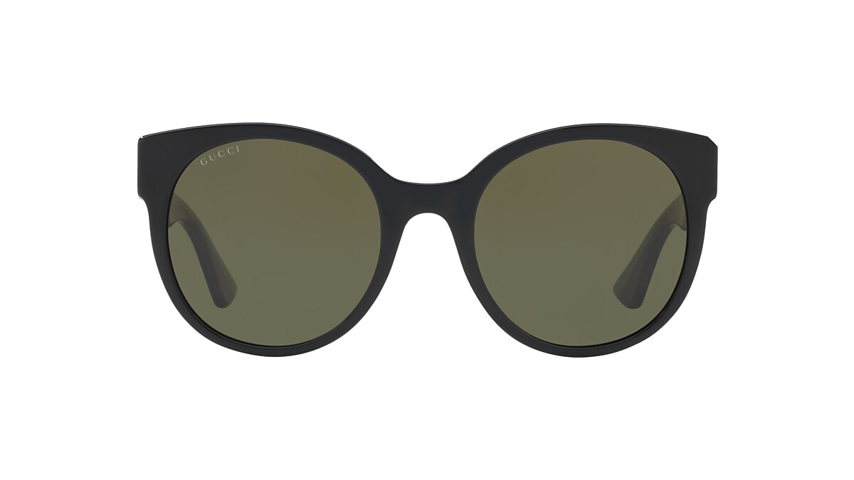 vaskepulver ketcher lidelse Gucci GG0035SN 54 Green & Black Sunglasses | Sunglass Hut USA