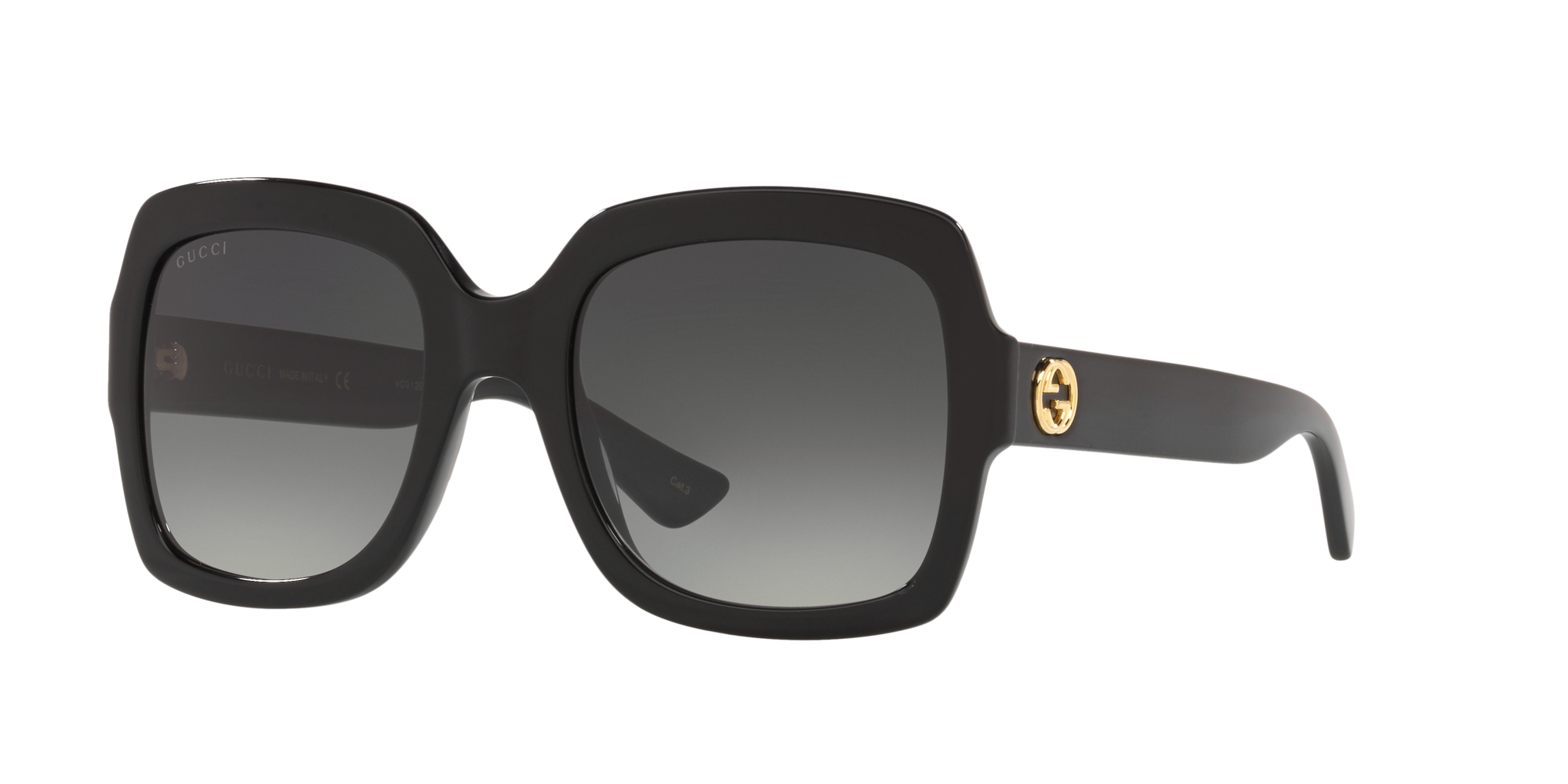 Gucci Woman Sunglasses Gg0036sn In Black