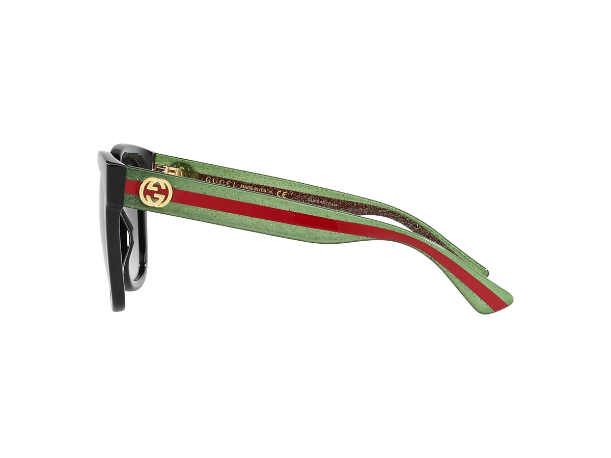 GUCCI GG0016SAサングラス ジオメトリック シェイプ フレーム サングラスブラック