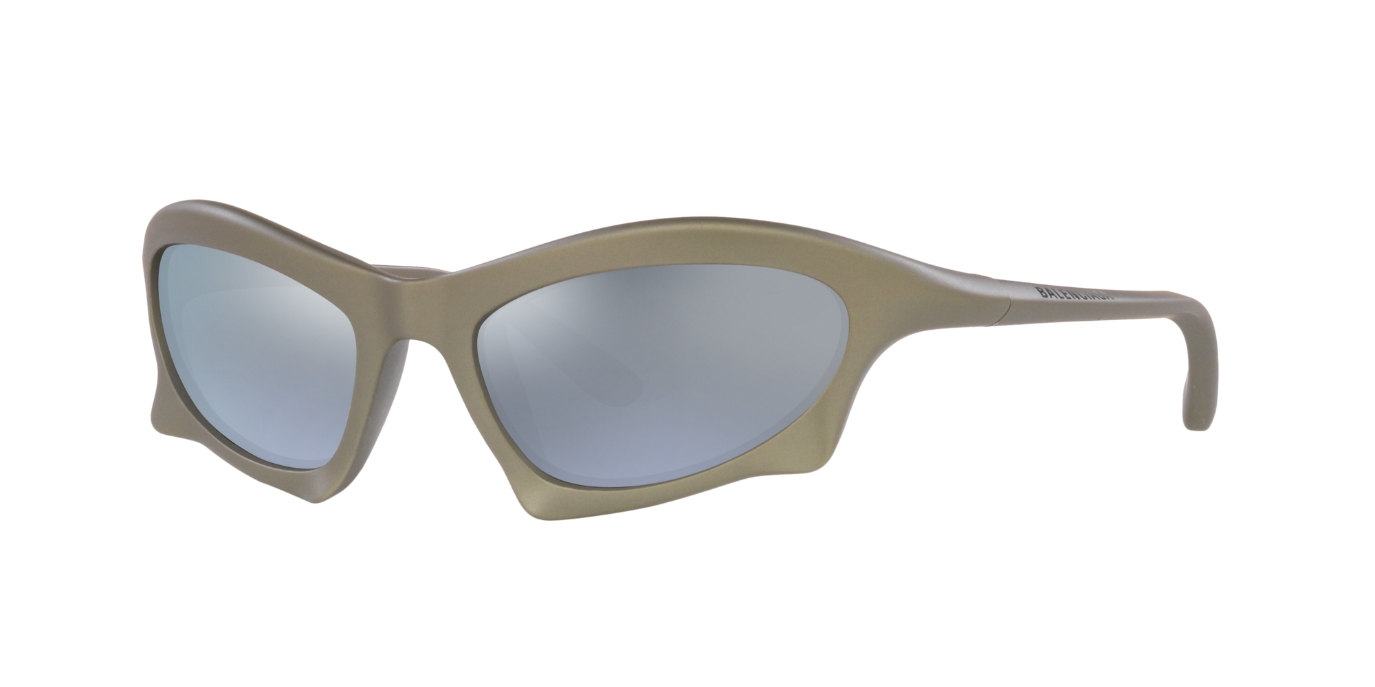 Balenciaga Bat D-frame Acetate Sunglasses In Silver