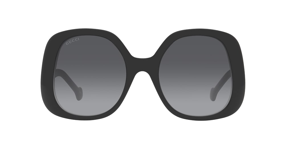 Black gucci discount square sunglasses