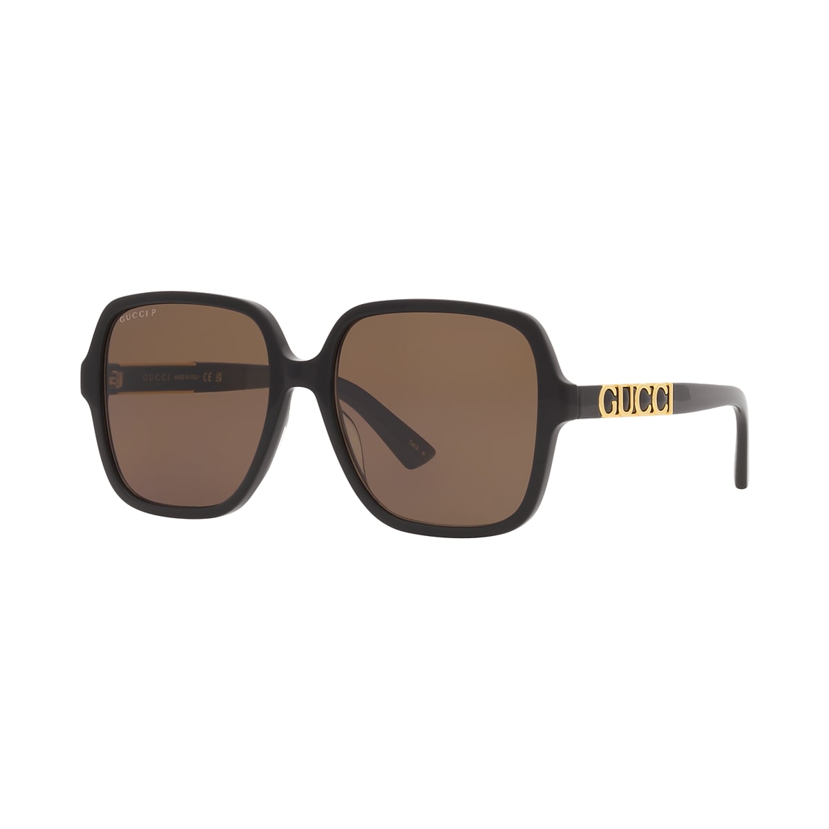 GUCCI GG1189S Black - Unisex Luxury Sunglasses, Brown Lens