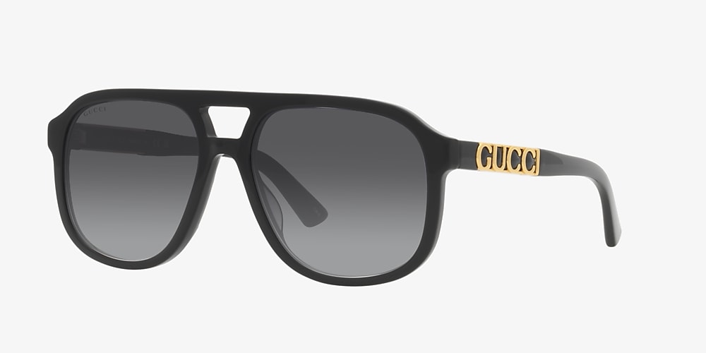 Gucci GG1188S 58 Grau und Schwarz Sonnenbrillen | Sunglass Hut Deutschland