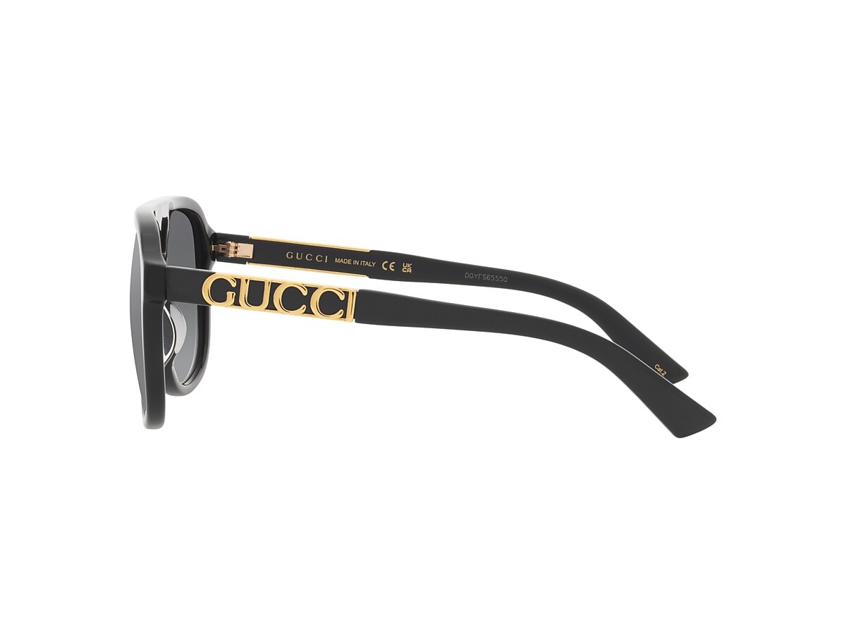 Gucci GG1188S 58 Grey & Black Sunglasses | Sunglass Hut Canada