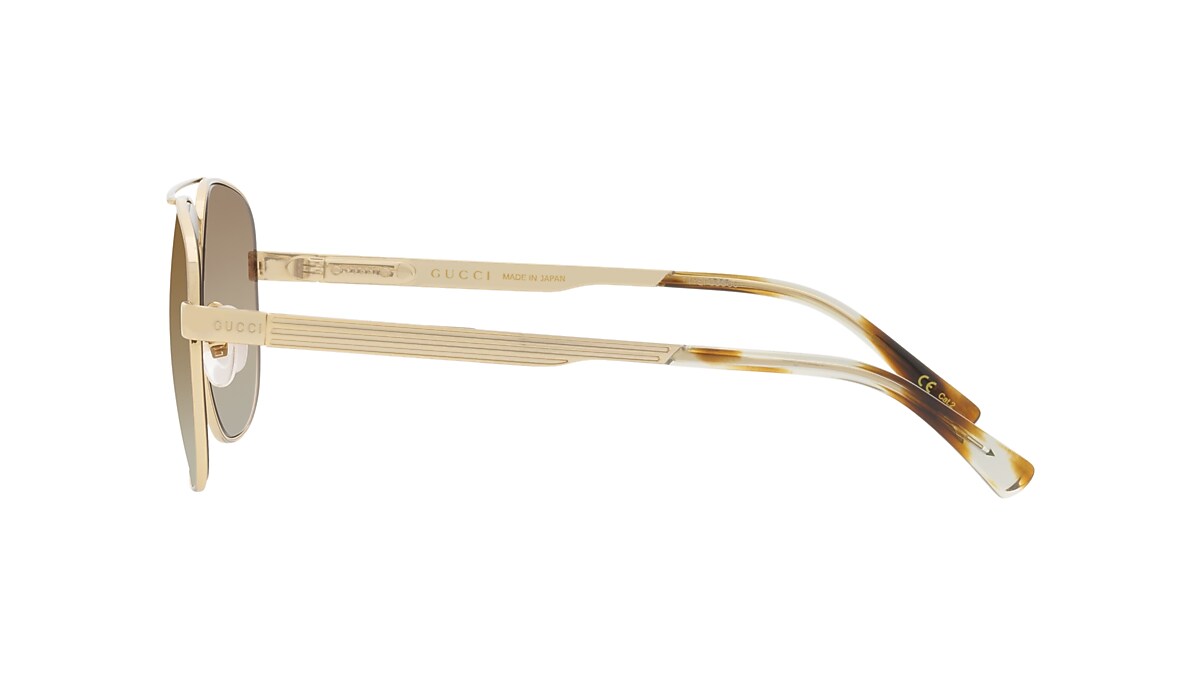 gucci sunglasses women's aviator sunglasses gold green