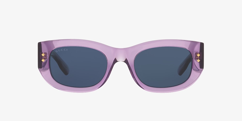 Gucci GG1215S 51 Blue & Purple Sunglasses | Sunglass Hut USA