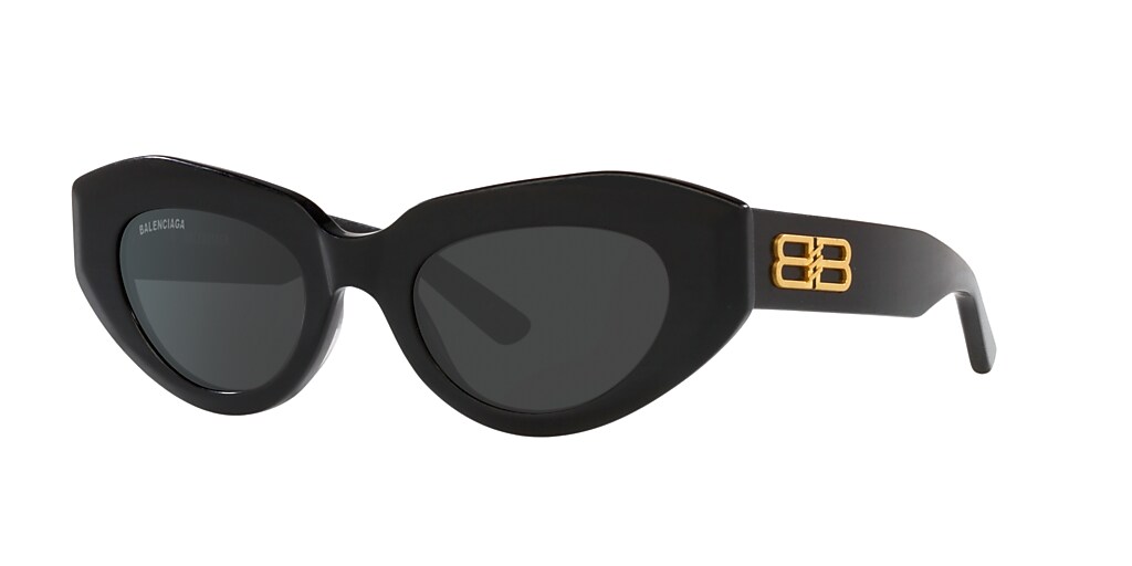 Balenciaga BB0236S 52 Grey & Black Sunglasses Sunglass Hut USA