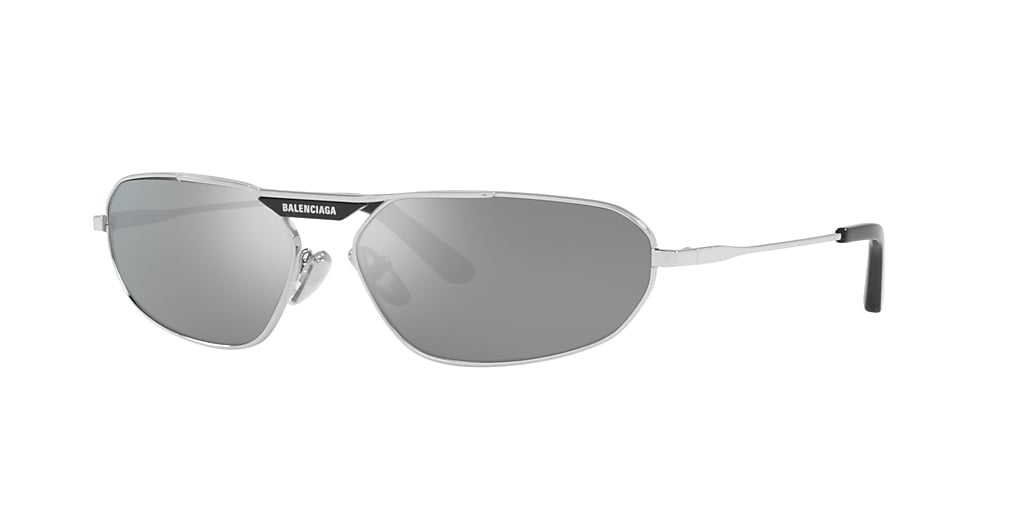 Balenciaga BB0245S 64 Silver & Silver Sunglasses Sunglass Hut USA