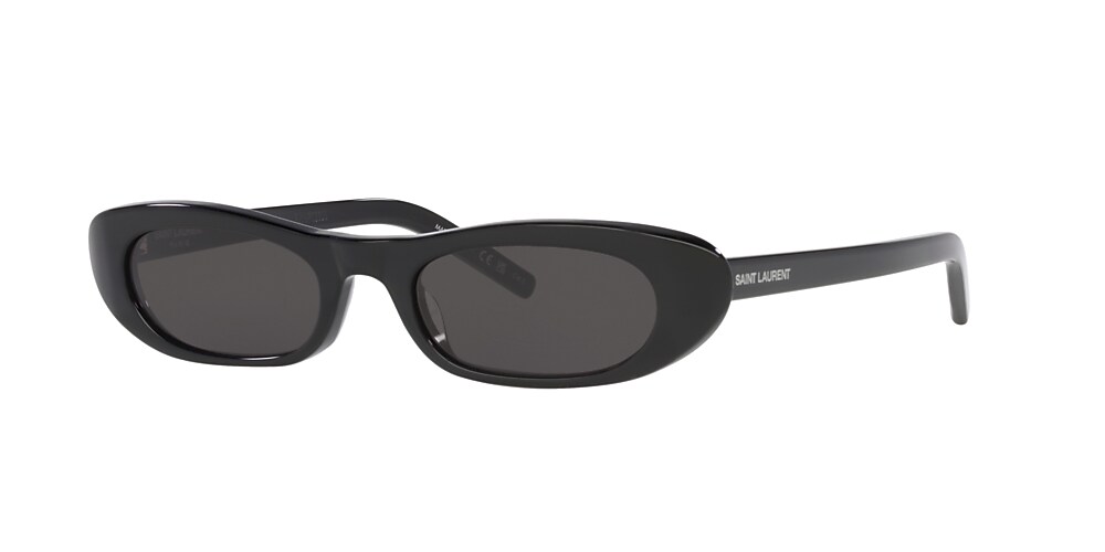 Saint Laurent SL 557 Shade 53 Black & Black Sunglasses | Sunglass