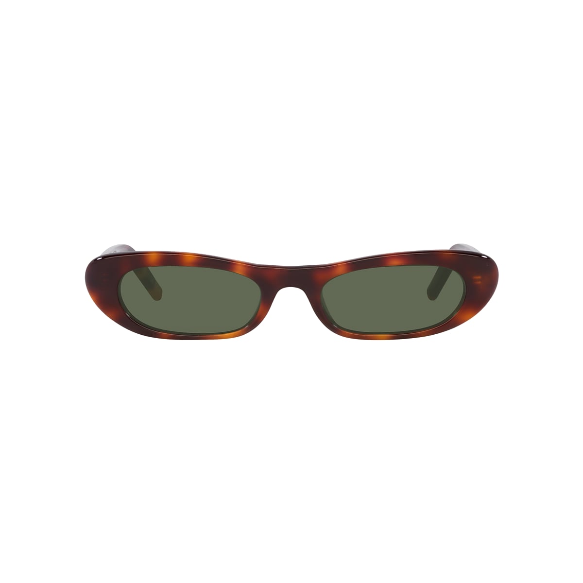 Saint Laurent SL 557 Shade 53 Green & Havana Sunglasses | Sunglass 