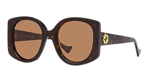 Gucci GG1081S 54 Black & Black Sunglasses | Sunglass Hut USA