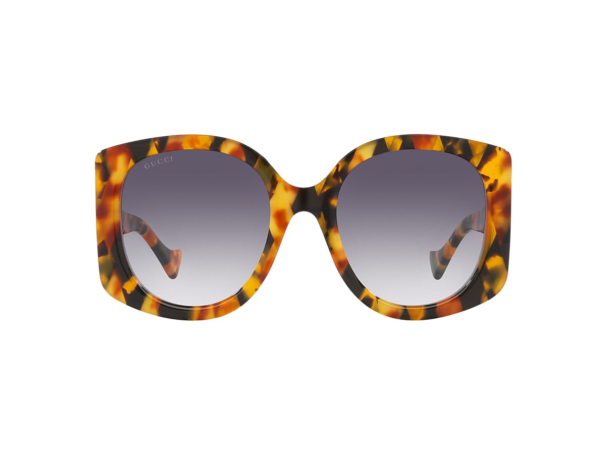 Gucci GG1257S 59 Green & Tortoise Silver Sunglasses | Sunglass 