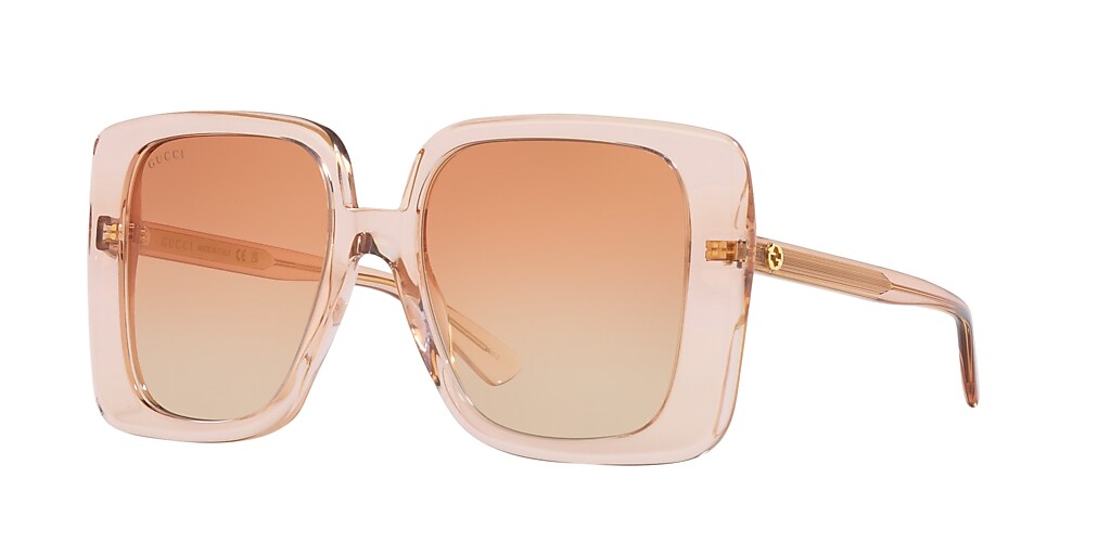 Gucci GG1314S 55 Brown & Light Brown Sunglasses | Sunglass Hut USA