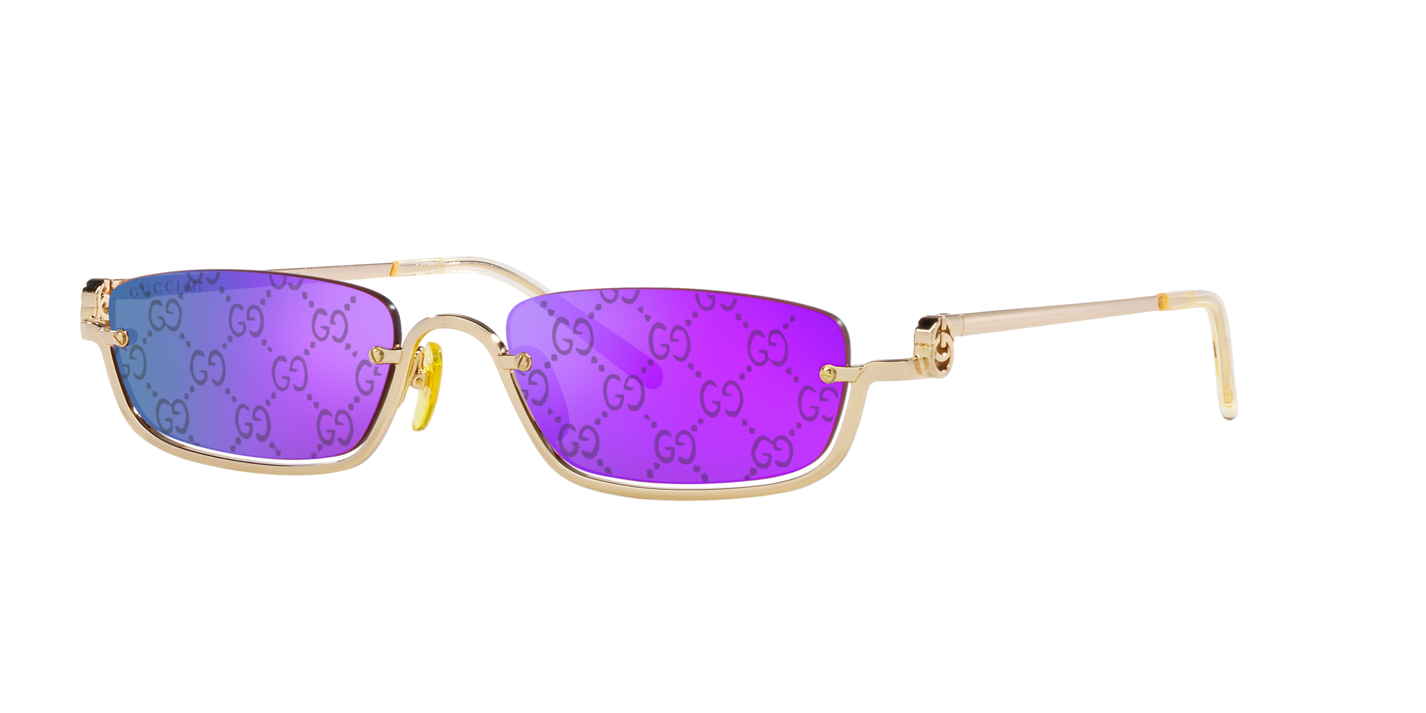 Gucci Unisex Sunglasses Gc002042 Gg1278s In Purple