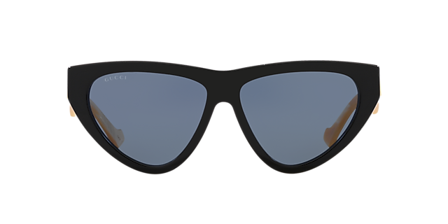 Gucci GG1333S 58 Grey & Black Sunglasses | Sunglass Hut USA