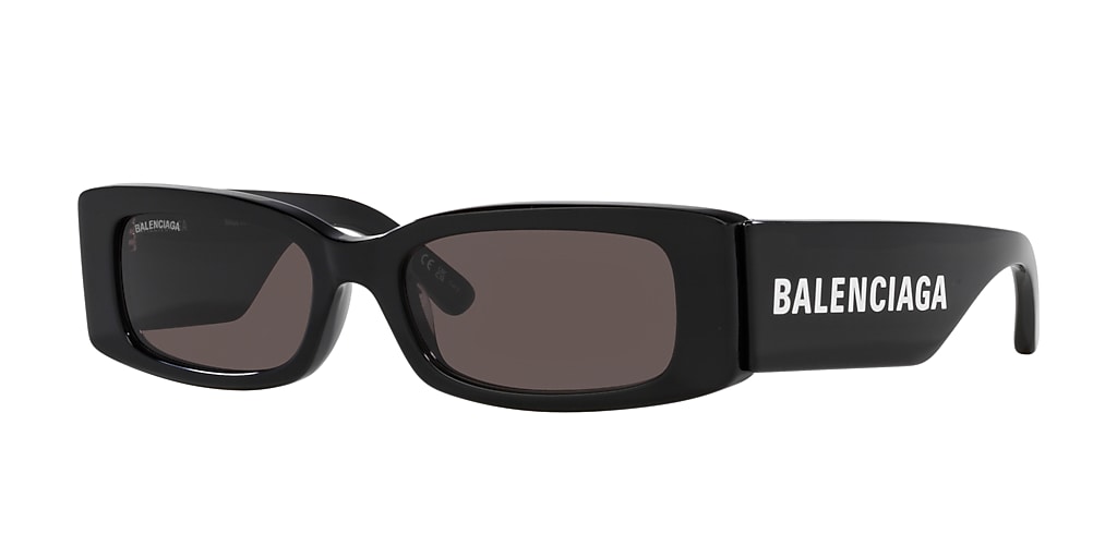 Balenciaga BB0260S 56 Grey & Black Sunglasses | Sunglass Hut USA