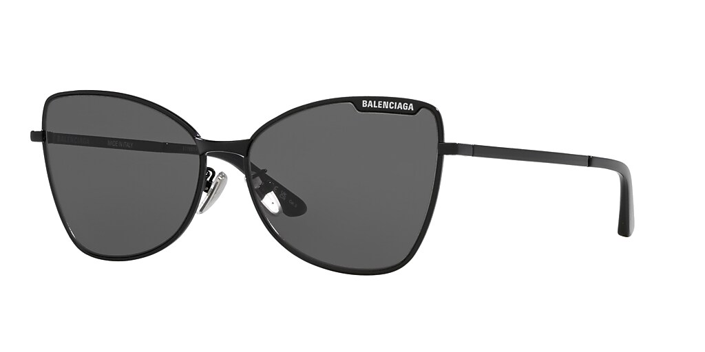 Balenciaga BB0278S 60 Grey & Black Sunglasses Sunglass Hut USA