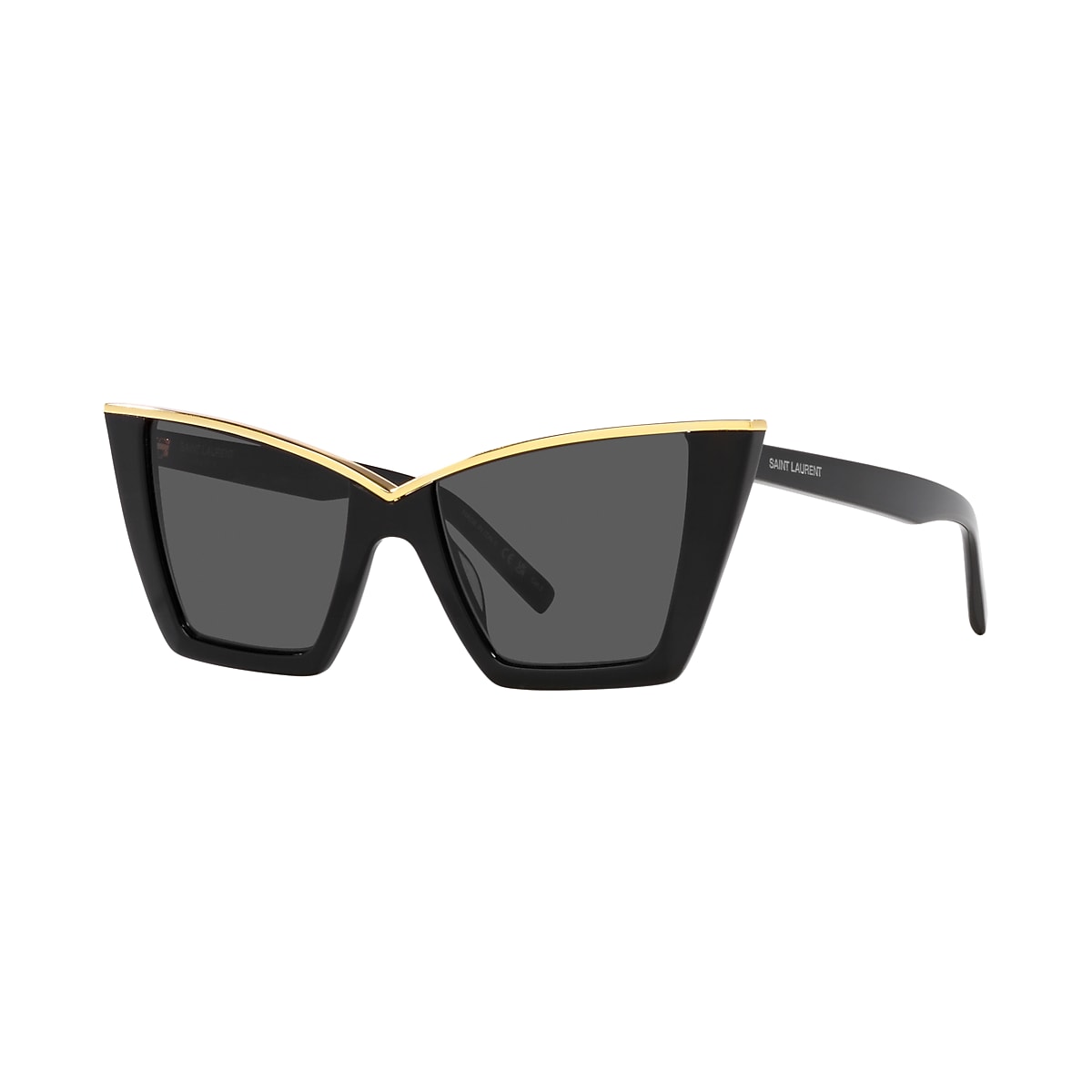 SL 570 Cat Eye Sunglasses in Black - Saint Laurent