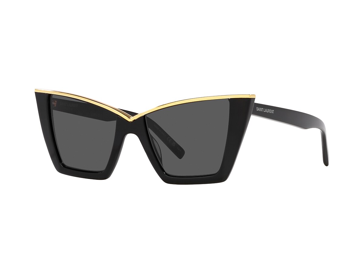 SL 570 Cat Eye Sunglasses in Black - Saint Laurent