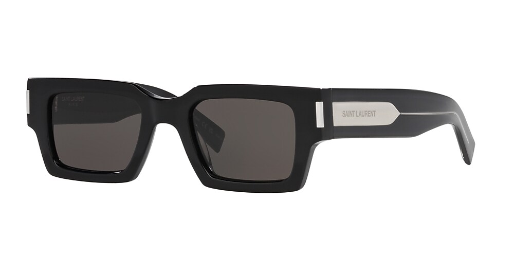 Saint Laurent SL 572 50 Grey & Black Sunglasses | Sunglass Hut Canada