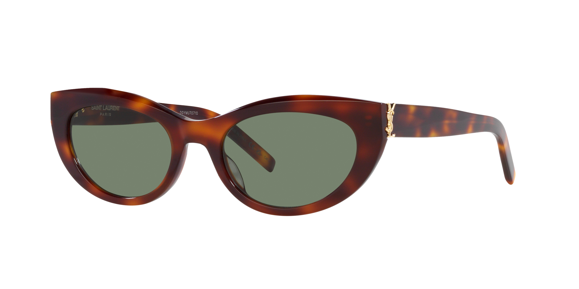 Saint Laurent SLM115 58 Green & Tortoise Sunglasses | Sunglass Hut ...