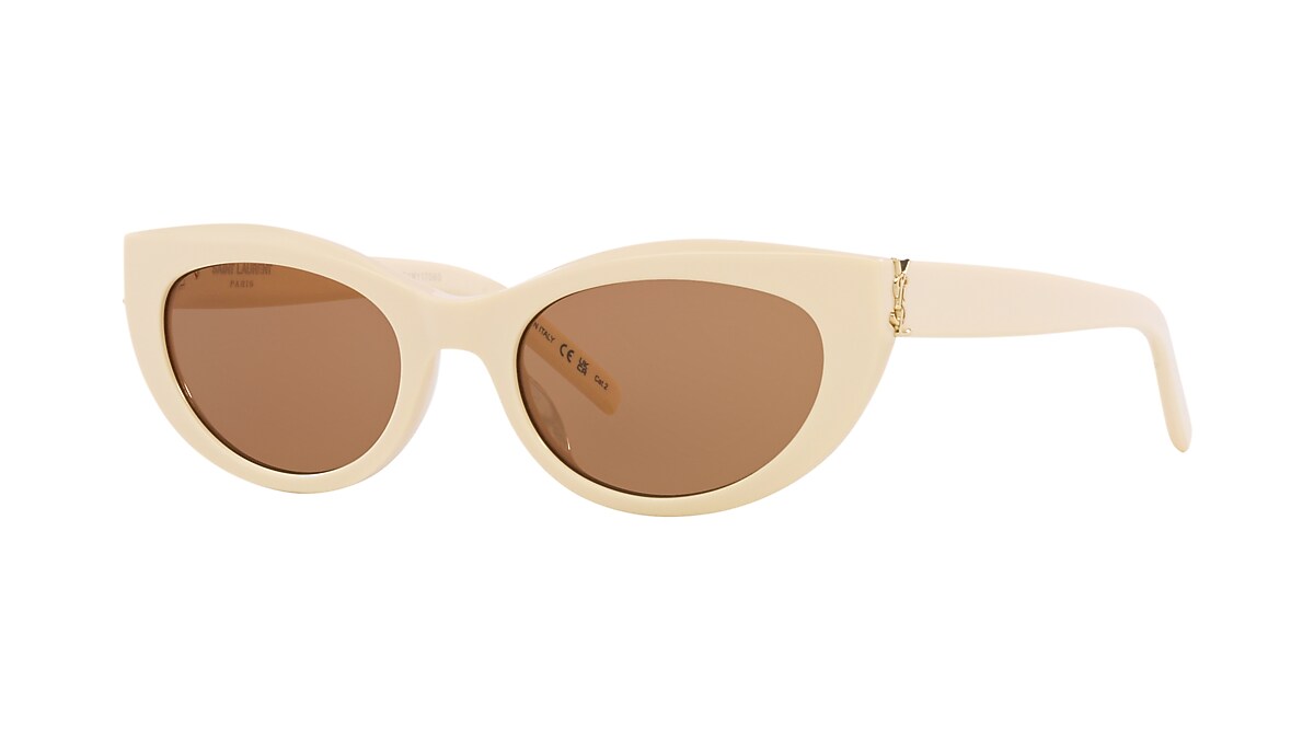 Saint Laurent SL M115 54 Braun & Elfenbein Sunglasses | Sunglass  