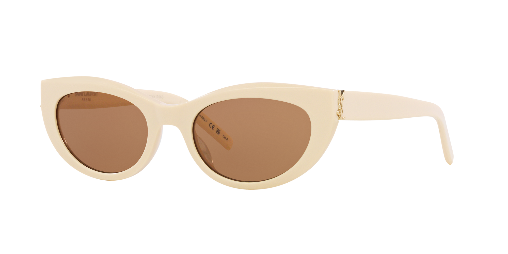 Saint Laurent SL M115 54 Brown & Ivory Sunglasses | Sunglass Hut