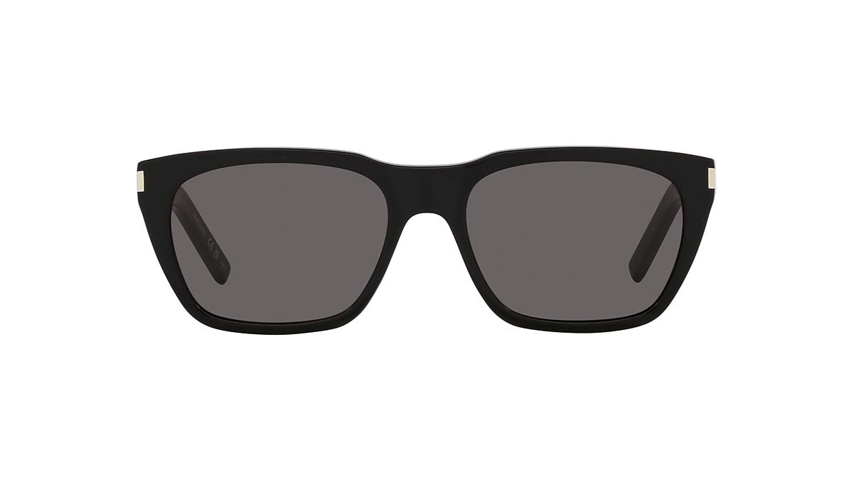 Saint Laurent SL 598 56 Black & Black Sunglasses | Sunglass Hut 