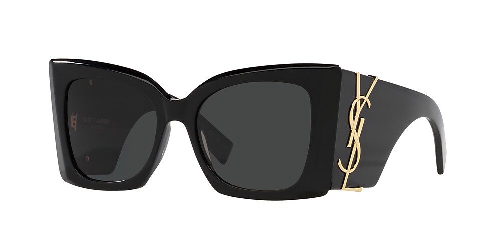 Saint Laurent Sl M119 Blaze 54 Black & Black Sunglasses | Sunglass 