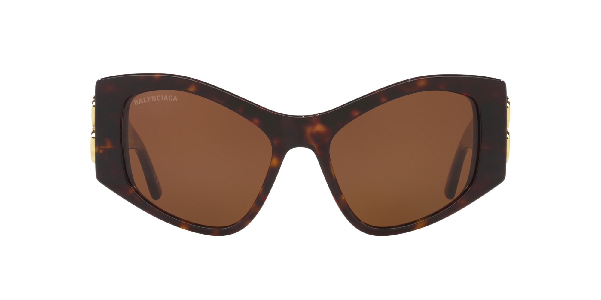 Shop Balenciaga Woman Sunglass Bb0287s In Brown