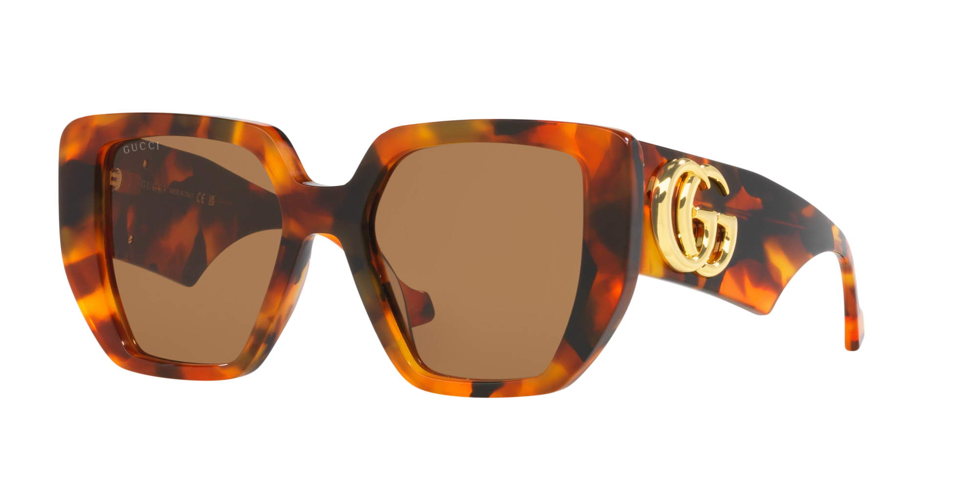 Gucci Woman Sunglasses Gg0956s In Brown