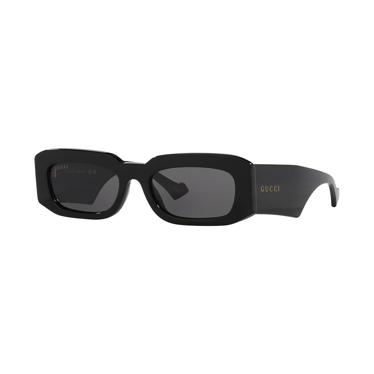 Gucci GG1426S 54 Grey & Black Sunglasses | Sunglass Hut USA