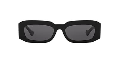 Gucci GG1426S 54 Grey & Black Sunglasses | Sunglass Hut Canada
