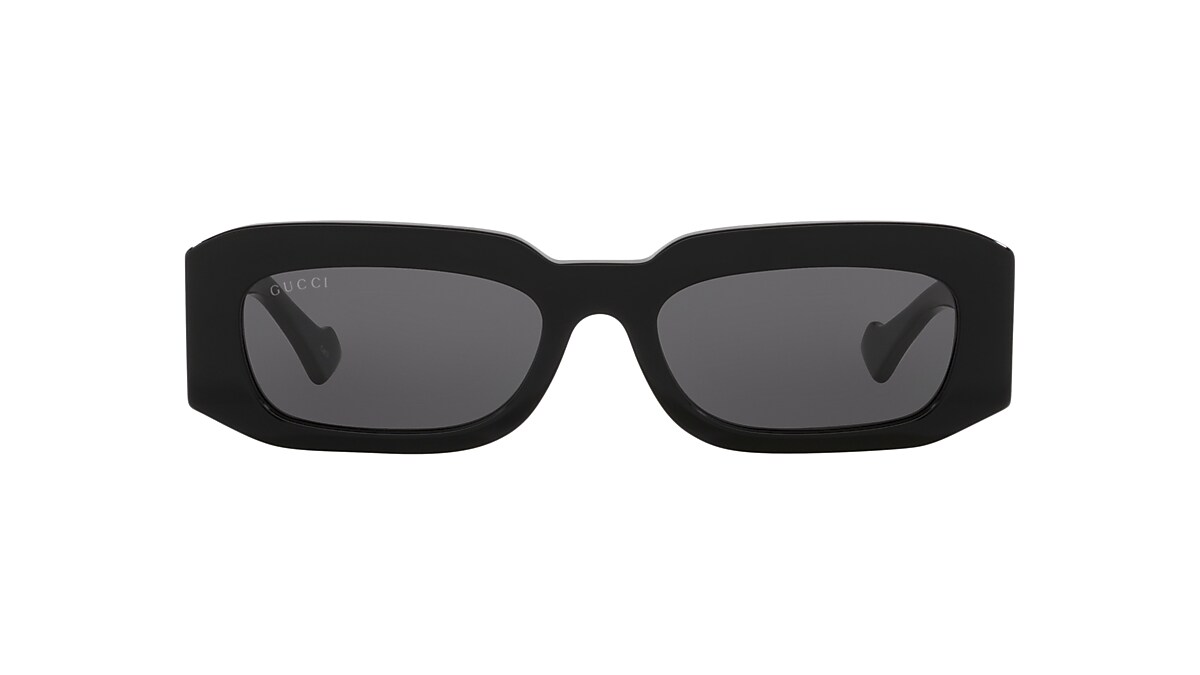 Gucci GG1426S 54 Grey & Black Sunglasses | Sunglass Hut USA