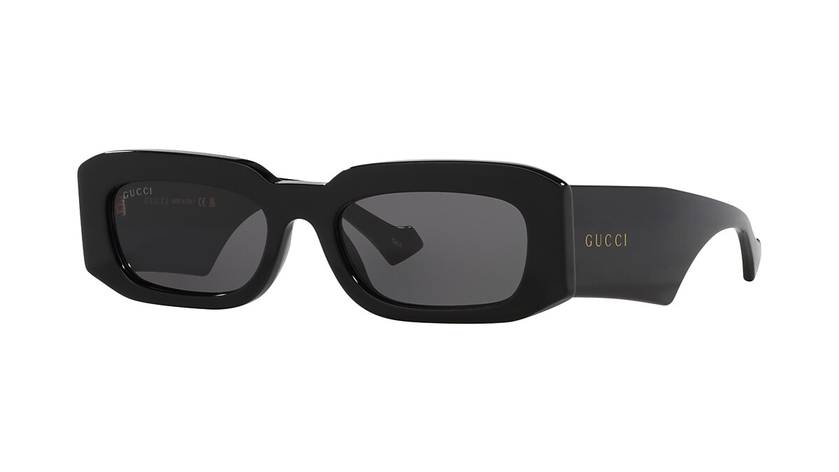 GUCCI GG1426S Black - Men Luxury Sunglasses, Grey Lens